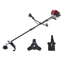 Scheppach Benzin-Freischneider PBC520 - 1,4, kW | 1,9 PS 2-Takt-Benzinmotor | Seilzugstarter | Motorsense & Rasentrimmer