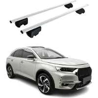 Omtec Dachträger Gepäckträger für Citroen DS7 E-Tense 2020-2025 ABE Metall Schwarz 2x