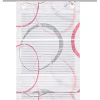 HOME WOHNIDEE Home Wohnideen Magnetrollo Querstreifen Digitaldruck "Vitus" 130 x 45 cm Rot
