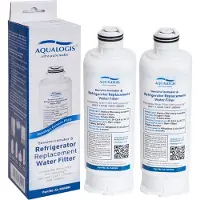 Aqualogis 2X Samsung DA97-17376B HAF-QIN Eiswasserfilter - Kompatibel mit Samsung HAF-QIN/EXP, DA97-17376B, HAF-QIN, DA97-08006C - Kühlschrank Wasserfilter