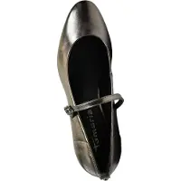 Tamaris Damen Pumps moderne Riemchenpumps Blockabsatz 1-22312-43, Größe:40 EU, Farbe:Silber