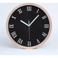 Tulup Holzuhr 30fi cm wanduhr - weiße Spitzen - Leinenfaktur