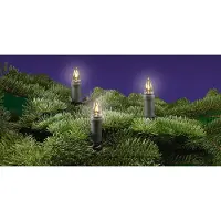 ROTPFEIL LED-Lichterkette 15er außen Toplampen, warmweiß/glatt