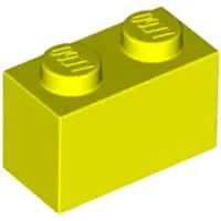 LEGO 50 Stück 3004 Stein Brick 1x2 Part Basic Steine 50 Neon Gelb