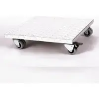 Szagato Möbelroller / Pflanzenroller (Profi) 40x40 cm, ALU, 300kg, Doppelrollen + Bremse, Marke: , Made in Germany