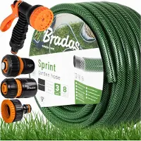 Bradas Set Gartenschlauch Sprint 1/2" 30m | Pistole, Anschlüssen | Grün