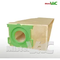 MisterVac Staubsaugerbeutel 10 Stück kompatibel mit SEBO X / C/ 370, 470 ,TM375, 5093 ER,5093ER