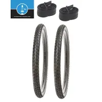 Kujo 2 x Fahrradreifen 28 x 1,75 Zoll 47-622 (700x45C) SET inkl. 2 x SV (FV) Schlauch