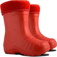 Kolmax superleichte Eva Kinder Gummistiefel gefüttert Rot 29