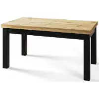 Alpi Möbel Rechteckiger Esstisch Ausziehbar, Moderner Wohnzimmertisch 120–160 cm, Tisch mit Holzbeinen stabile Konstruktion, Artisan, Kollektion Classico