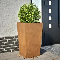vidaXL "2026 Promotion" Hochbeet - Pflanzkübel - 45x45x75 cm - Wetterfester Stahl - Beete CC30893