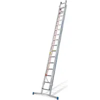 Mauderer Alutechnik Mauderer Bavaria Seilzugleiter 960 mit gebogener Traverse 2x14 Dreikantsprossen