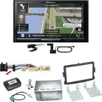 Pioneer AVIC-Z830DAB Navigation Bluetooth CD Einbauset für Dacia Dokker Sandero