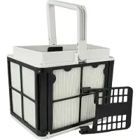 VHBW HEPA 13 Filterkorb kompatibel mit Dolphin Carrera 20, 25 Poolsauger, Poolroboter - 23,5 x 18 x 14,1 cm