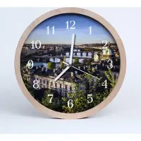 Tulup Holzuhr 20fi cm wanduhr - Prague City