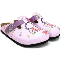 Goby Clogs Schuhe für Damen – Handgefertigte - Mädchen- und Damenschuhe für den Alltag - Farbiger Druck - Bequem & Langlebig - EVA-Sohle – Grundschul-Zeichnungen