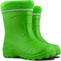 Kolmax superleichte Eva Kinder Gummistiefel gefüttert Grün 25