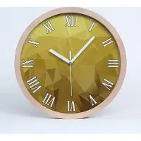 Tulup Holzuhr 20fi cm wanduhr - weiße Spitzen - Abstraktion Hintergrund