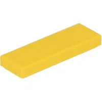 LEGO 1x3 Fliesen 63864 - 250 Stück Gelb