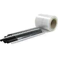 1-Pack 1x Schlauchfolie 250mm breit 100my transparent LDPE 250 lfm.