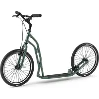 Yedoo Tretroller Steel S2020 Dogscooter Scooter Roller Cityscooter grün