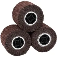 Syfax Schleifrollen 3 pcs Braun 12 x 12 x 10 cm Synthetische Faser