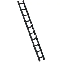 Euroline Premium Kaminkehrerleiter 10 Sprossen RAL7016 Anthrazit