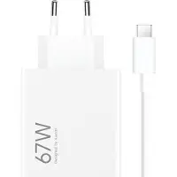 TELEFONMAX Original Xiaomi 67 W HyperCharge Combo Type-A Ladegerät Netzteil mit 6A USB-C-Kabel 1.5 Meter Kabel