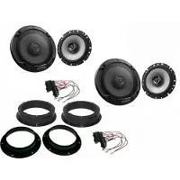 DSX Kenwood Lautsprecher Set für VW Passat B7 B8 Baujahr 2010-2020 Tür vorne und hinten 600 Watt