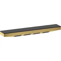 Hansgrohe Rainfinity Schulterbrause 500 1jet mit Duschablage, Polished Gold Optic