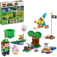 LEGO Super Mario 71440 Abenteuer mit Luigi, Interaktives Set, Nintendo Geschenk, Kamek, Boo, Rosa Baby Yoshi