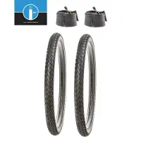 Kujo 2 x Fahrradreifen 28 x 1,50 Zoll 40-622 (700x38C) SET inkl. 2 x AV Schlauch