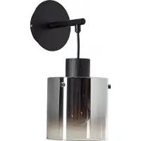 Brilliant Wandleuchte Simonis schwarz IP20 E27 52 Watt dimmbar g. f. Normallampe