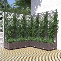 Prolenta Maison Exclusive - Garten Braun 120 x 120 x 121,5 cm
