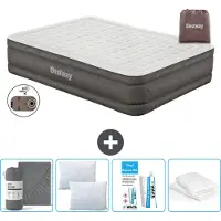Bestway Luftmatratze - 2-Personen - 152 x 203 x 46 cm - Braun - Inklusive Zubehör
