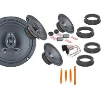 DSX Ground Zero Set für VW T-Roc BJ 17-22 Tür Vorn Hinten 540 W Bügel