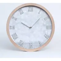 Tulup Holzuhr 30fi cm wanduhr - weiße Spitzen - Tand