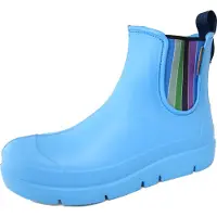 Fischer Damen Stiefelette pflegeleichte Gummistiefel in coolen Farben 201034, Größe:42 EU, Farbe:Blau