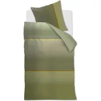 Kardol by Beddinghouse Mako-Satin-Bettwäsche-Garnitur Alluring Farbe Olive Green Größe 135x200+80x80 cm