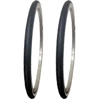 Kujo 2x 26x1 3/8 Zoll Fahrradreifen mit Weisswand 37-590 Reifen 26 Zoll