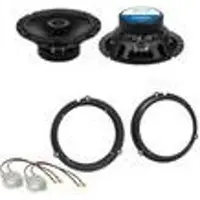 Crunch GTS-62 Koaxial 3 Ohm Lautsprecher Einbauset für Ford Transit V363 ab 2014