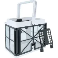 VHBW Filterkorb mit Motorschutz kompatibel mit Dolphin ENERGY C Poolsauger, Poolroboter - 23,5 x 14,5 x 18 cm
