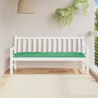 vidaXL "im Angebot" Gartenbank-Auflage Grün 180x50x7 cm Oxford-Gewebe - Gartenmöbelauflagen CC7471
