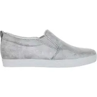 Gabor Damen Leder Slipper Halbschuhe silber 40