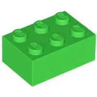 LEGO 2x3 Stein 3002 - 50 Stück Hellgrün