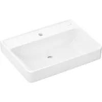 Hansgrohe Waschtisch Xanuia Q 650x480mm, mit Hahnloch/Überlauf, weiß