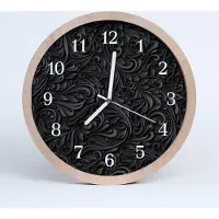Tulup Holzuhr 20fi cm wanduhr - Muster Kunst