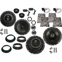 DSX JBL Lautsprecher für VW Golf 5 1Km Bj 03-12 Tür vorne hinten Dämmmatte 1200 W