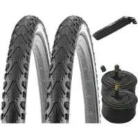 Kenda 2 Stück PANNENSICHERER FAHRRADREIFEN Reflex 28 ZOLL 42-622 28x1.60 + 2 SCHLÄUCHE AV