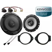 DSX Kenwood passend für Opel Crossland X Bj 17-21 Lautsprecher Set Tür vorn 300 W